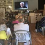 People watching the Emergency Briefing at Naturezones