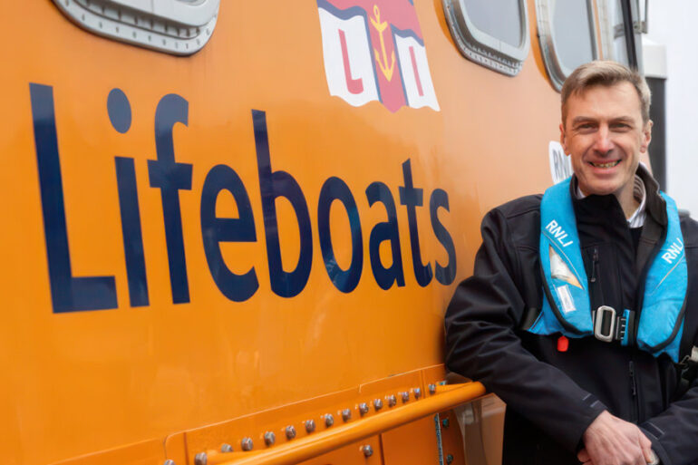 RNLI CEO Peter Sparkes