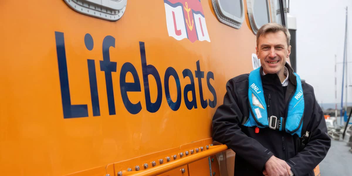 RNLI CEO Peter Sparkes