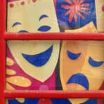 illustration inside the telephone box