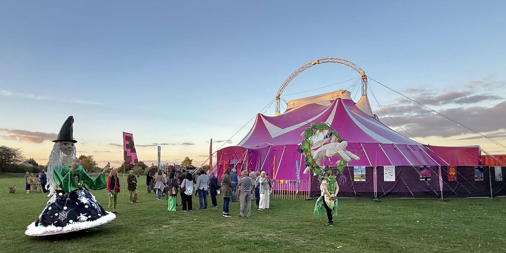 The Arena, Ventnor Exchange’s big top, will be in Sandown from 9th to 24th October