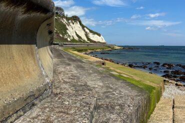 Ventnor coastline, where investigations continue as part of the Ventnor Coastal Defence Scheme