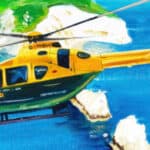 air ambulance painting