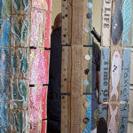 hanging piece in the gallery