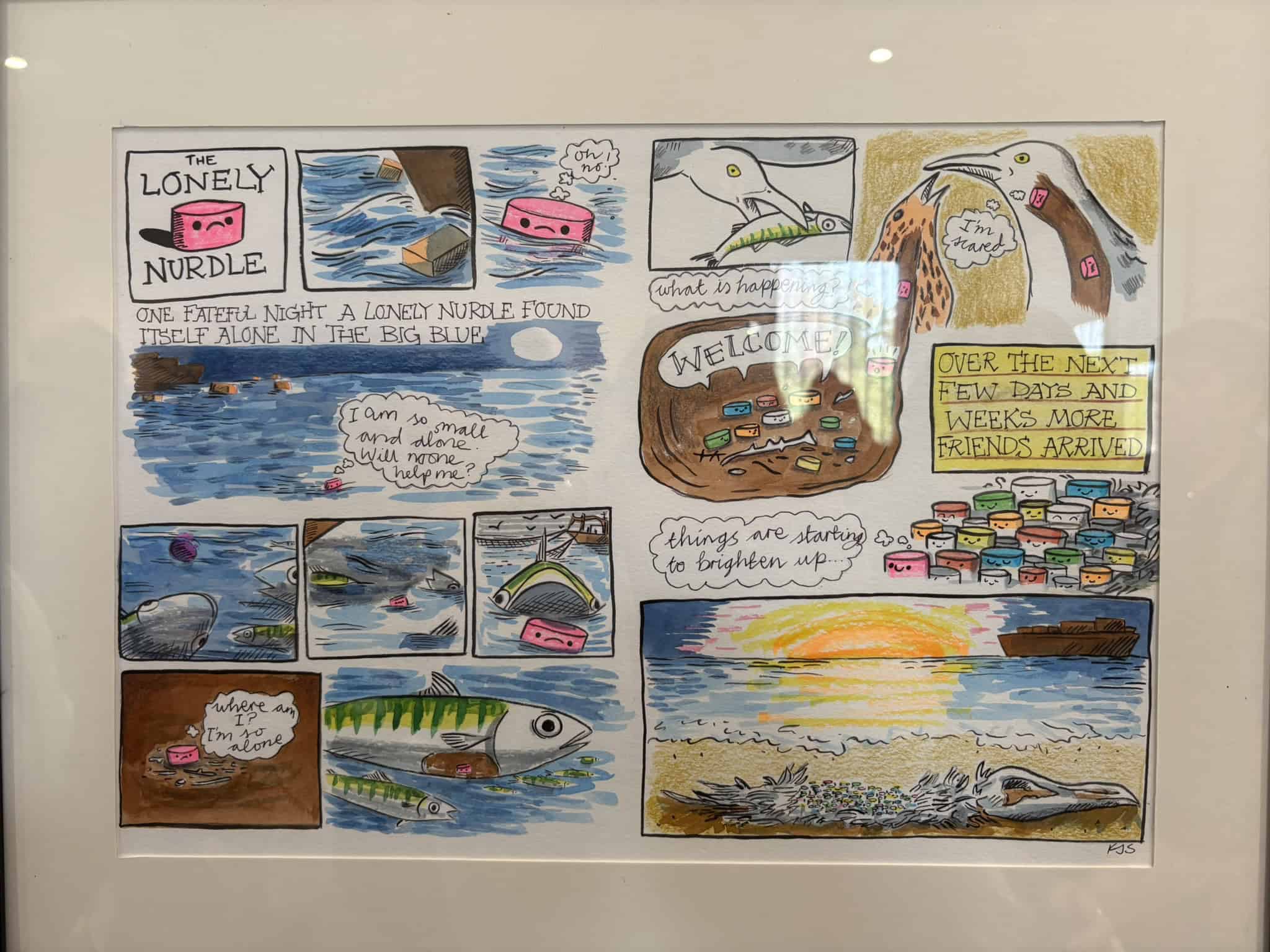 Cartoon strip by Katie Stone