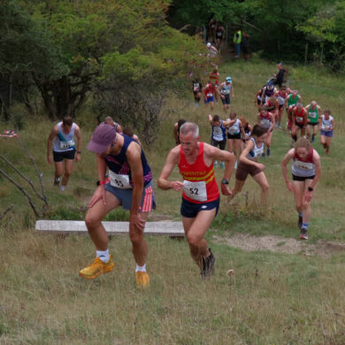 runners ascending st boniface race 1