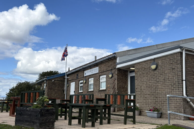 The exterior of stenbury Hall, wroxall