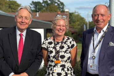 Charles Alexander, Becky McGregor and Ian Cheshire