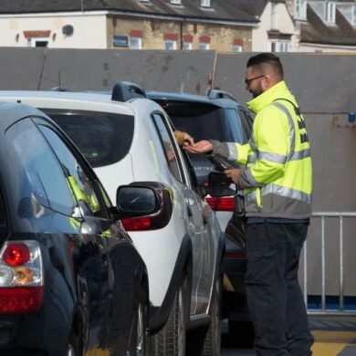 Contactless payments on floating bridge