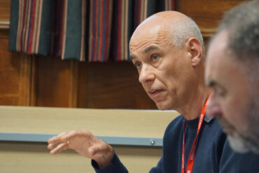 Duncan Morrison sitting in a council meeting