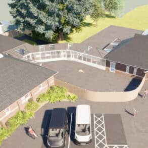 Artist's impression of the new school