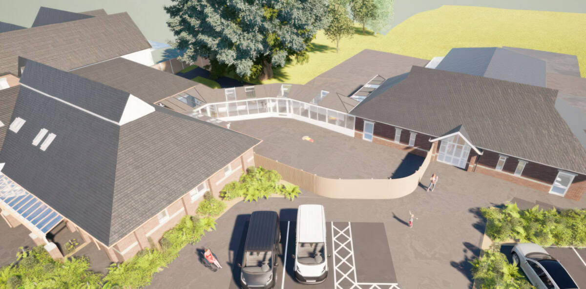 Artist's impression of the new school