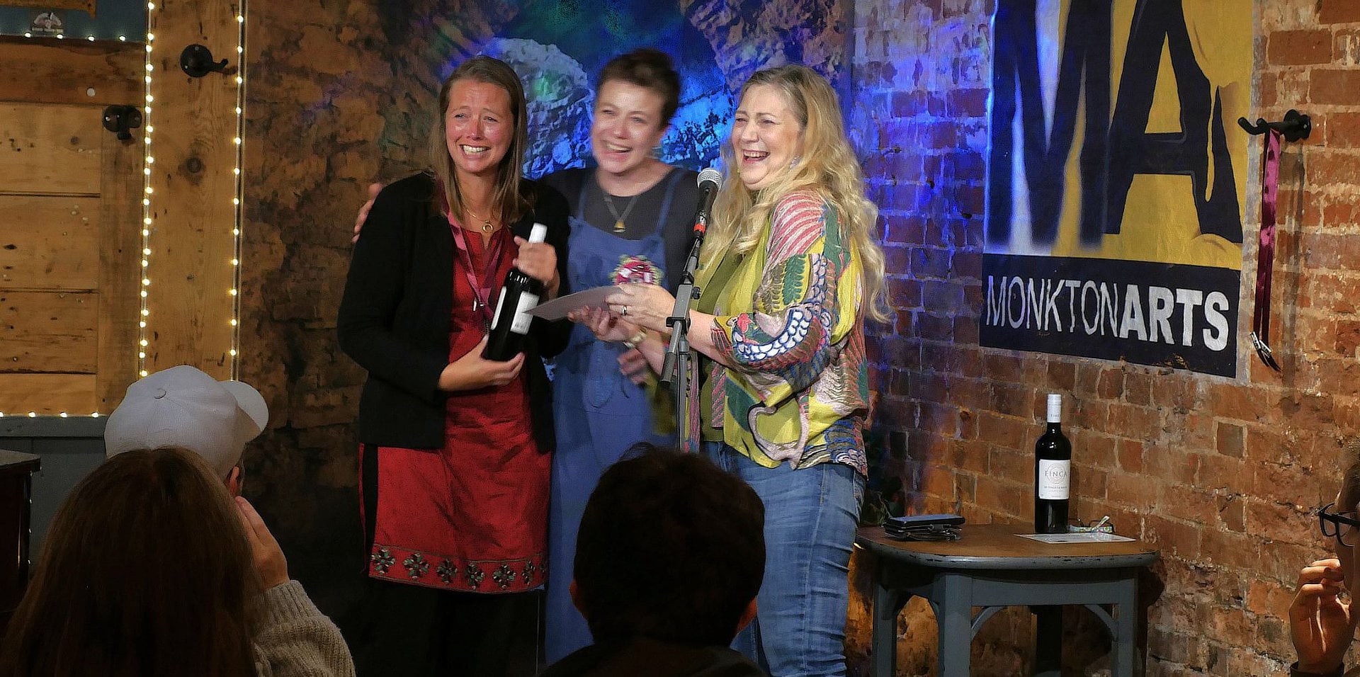 Charity Garnett with Jenna and Dawn