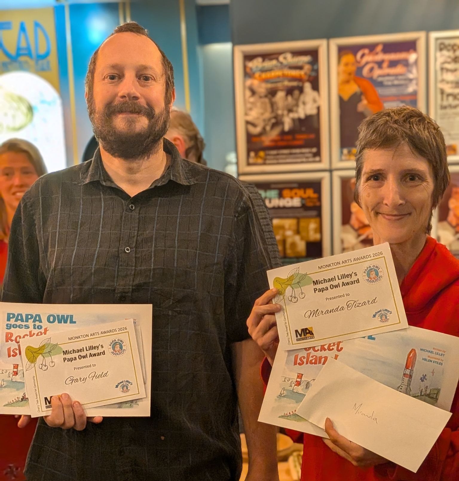 Garry Field and Miranda Tizard