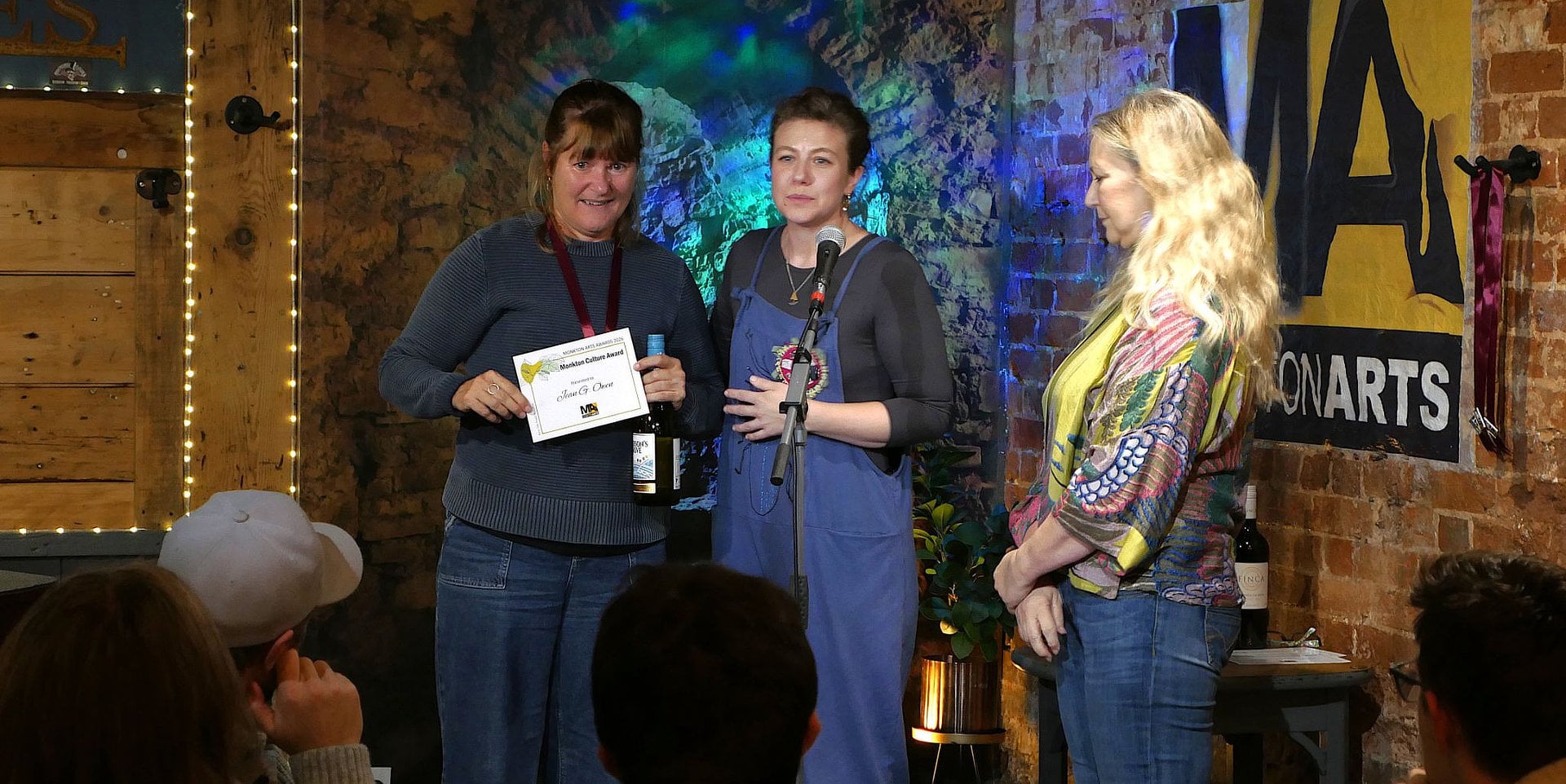 Jean Owen with Jenna and Dawn