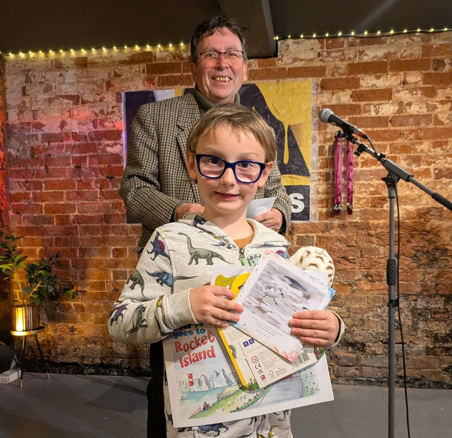 Oscar Capon with Michael Lilley