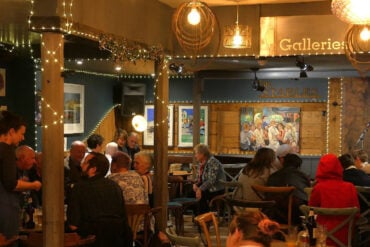People at Monkton Arts Cafe