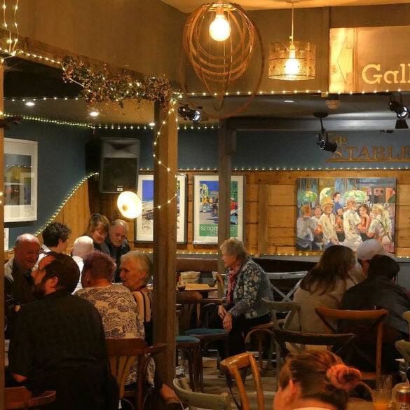People at Monkton Arts Cafe