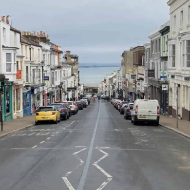 Looking down Union Street Ryde