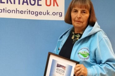 Helen Blake with her Lifetime Achievement Award