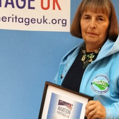 Helen Blake with her Lifetime Achievement Award