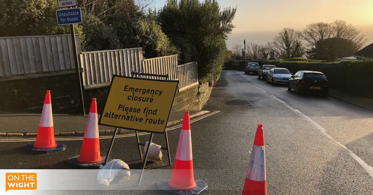 Entry to Ventnor town from Shanklin still closed, but access via Wroxall to open from 5pm 