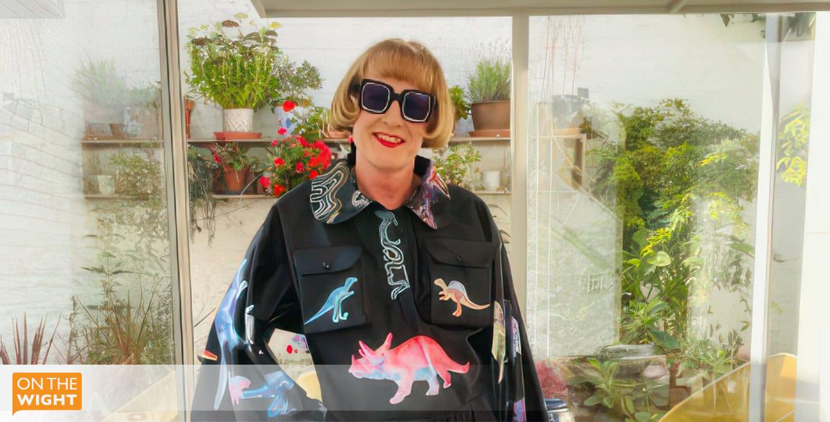 Isle of Wight fashion graduate's design worn by Sir Grayson Perry